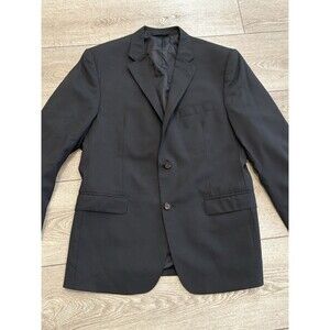 Lauren Ralph Lauren Black Label Blazer Men's 42R Black Slim Fit Wool